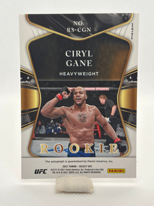 Ciryl Gane Rookie Auto Prizm | 2021 Panini Select UFC