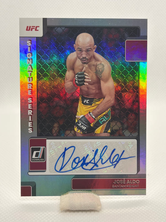 José Aldo Signature Series Auto | 2023 Panini Donruss UFC