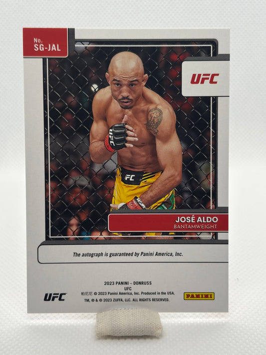 José Aldo Signature Series Auto | 2023 Panini Donruss UFC