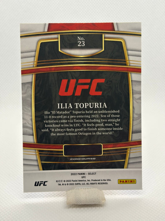 Ilia Topuria Blue Concourse Rookie | 2022 Panini Select UFC