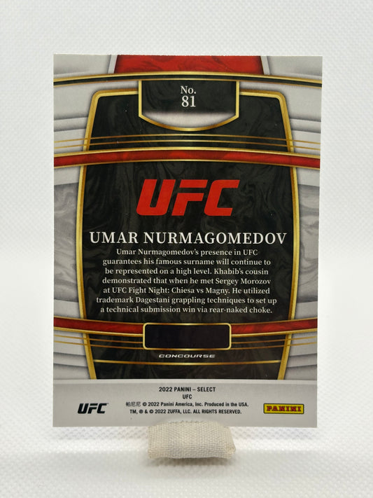 Umar Nurmagomedov Concourse Rookie Card RC | 2022 Panini Select UFC