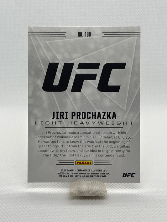 Jiří Procházka Illusions Rookie Card RC #180 | 2021 Panini Chronicles UFC