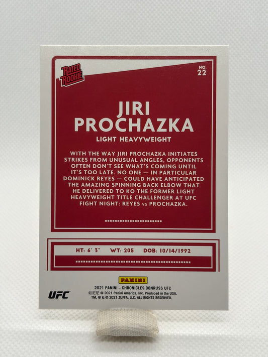 Jiří Procházka Rated Rookie RC #22 | 2021 Panini Chronicles Donruss UFC