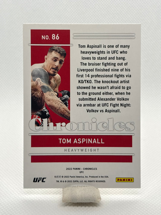 Tom Aspinall Chronicles RC #86 | 2022 Panini Chronicles UFC