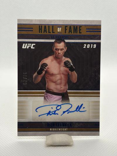 Rich Franklin Hall of Fame Auto /49 | 2023 Panini Chronicles UFC