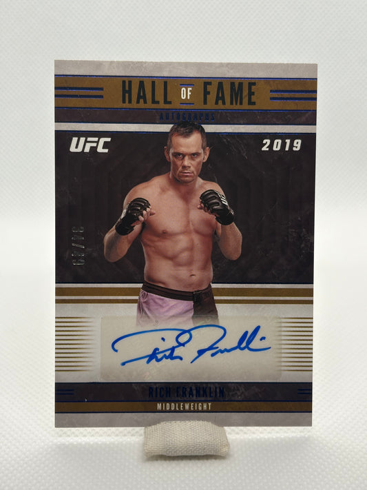 Rich Franklin Hall of Fame Auto /49 | 2023 Panini Chronicles UFC