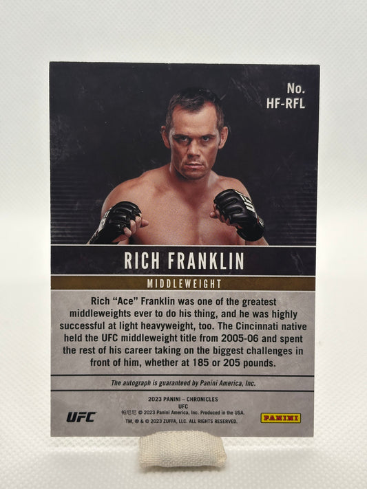 Rich Franklin Hall of Fame Auto /49 | 2023 Panini Chronicles UFC