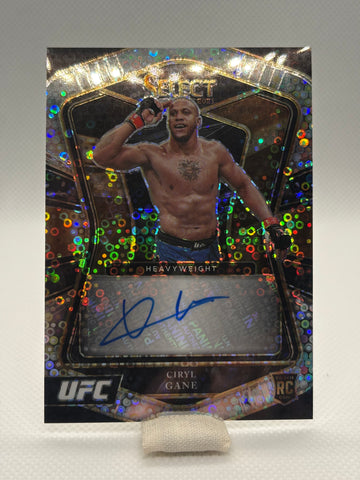 Ciryl Gane Rookie Auto Prizm | 2021 Panini Select UFC