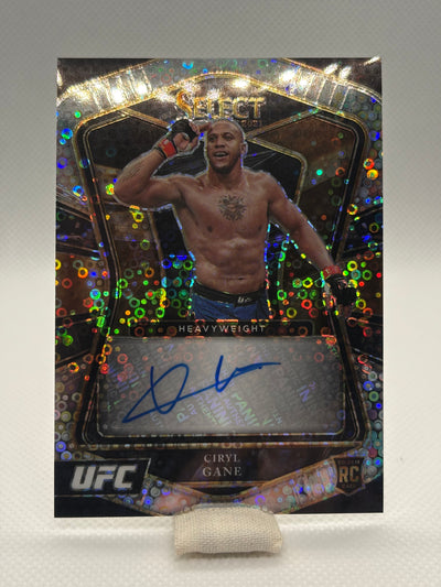 Ciryl Gane Rookie Auto Prizm | 2021 Panini Select UFC