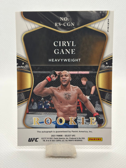 Ciryl Gane Rookie Auto Prizm | 2021 Panini Select UFC