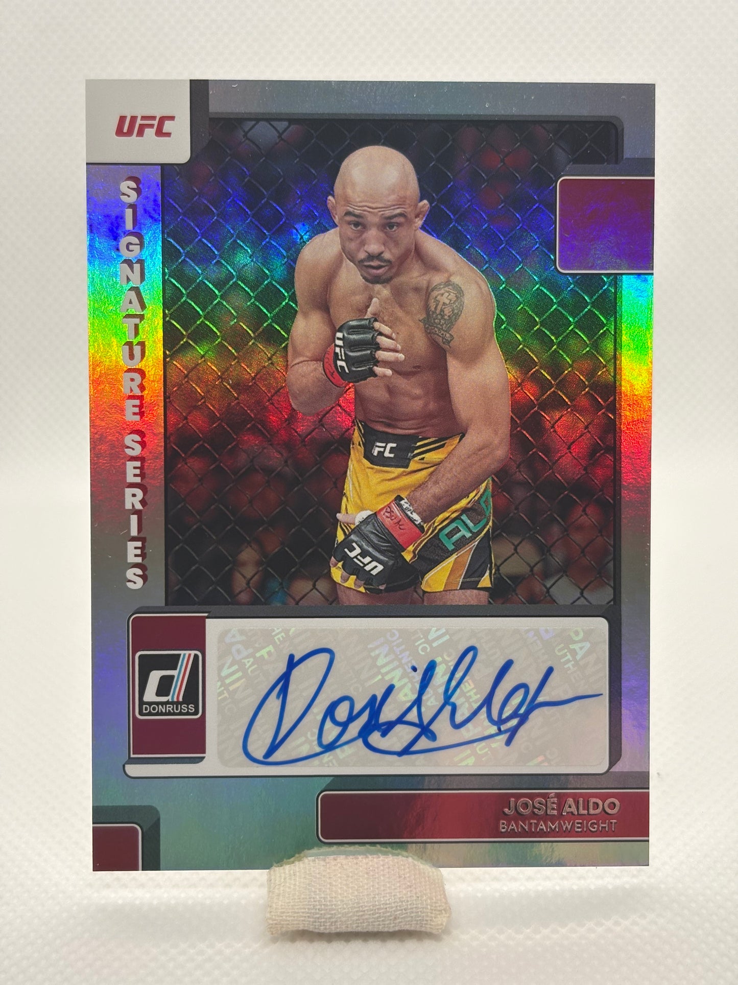 José Aldo Signature Series Auto | 2023 Panini Donruss UFC