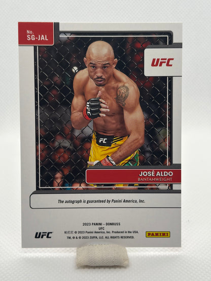 José Aldo Signature Series Auto | 2023 Panini Donruss UFC