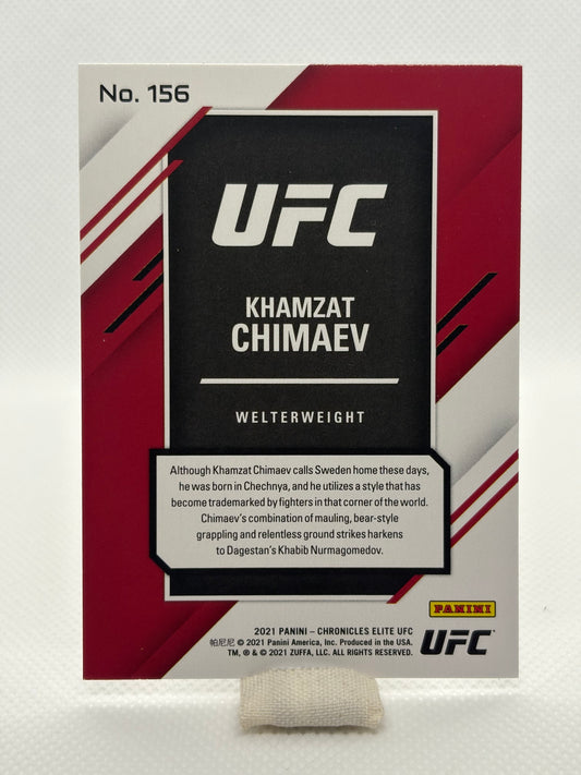 Khamzat Chimaev Elite Rookie Card | 2021 Panini Chronicles UFC