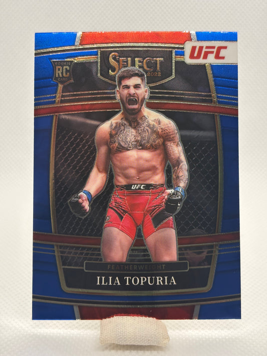 Ilia Topuria Blue Concourse Rookie | 2022 Panini Select UFC