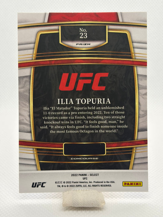 Ilia Topuria Prizm Concourse Rookie | 2022 Panini Select UFC