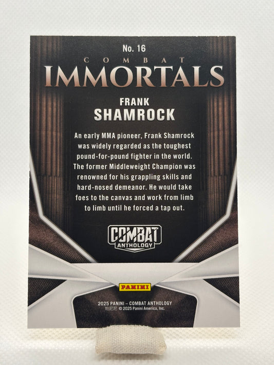 Frank Shamrock Combat Immortals /10 | 2025 Panini Combat Anthology