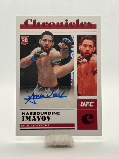 Nassourdine Imavov Rookie Auto | 2023 Panini Chronicles UFC
