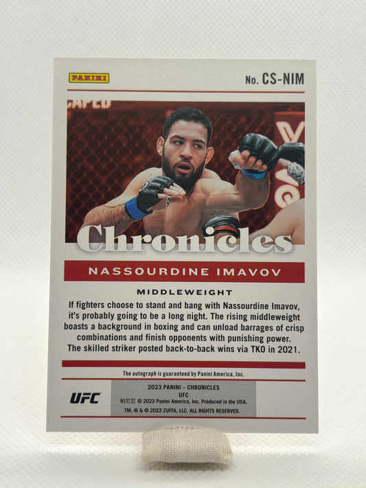 Nassourdine Imavov Rookie Auto | 2023 Panini Chronicles UFC