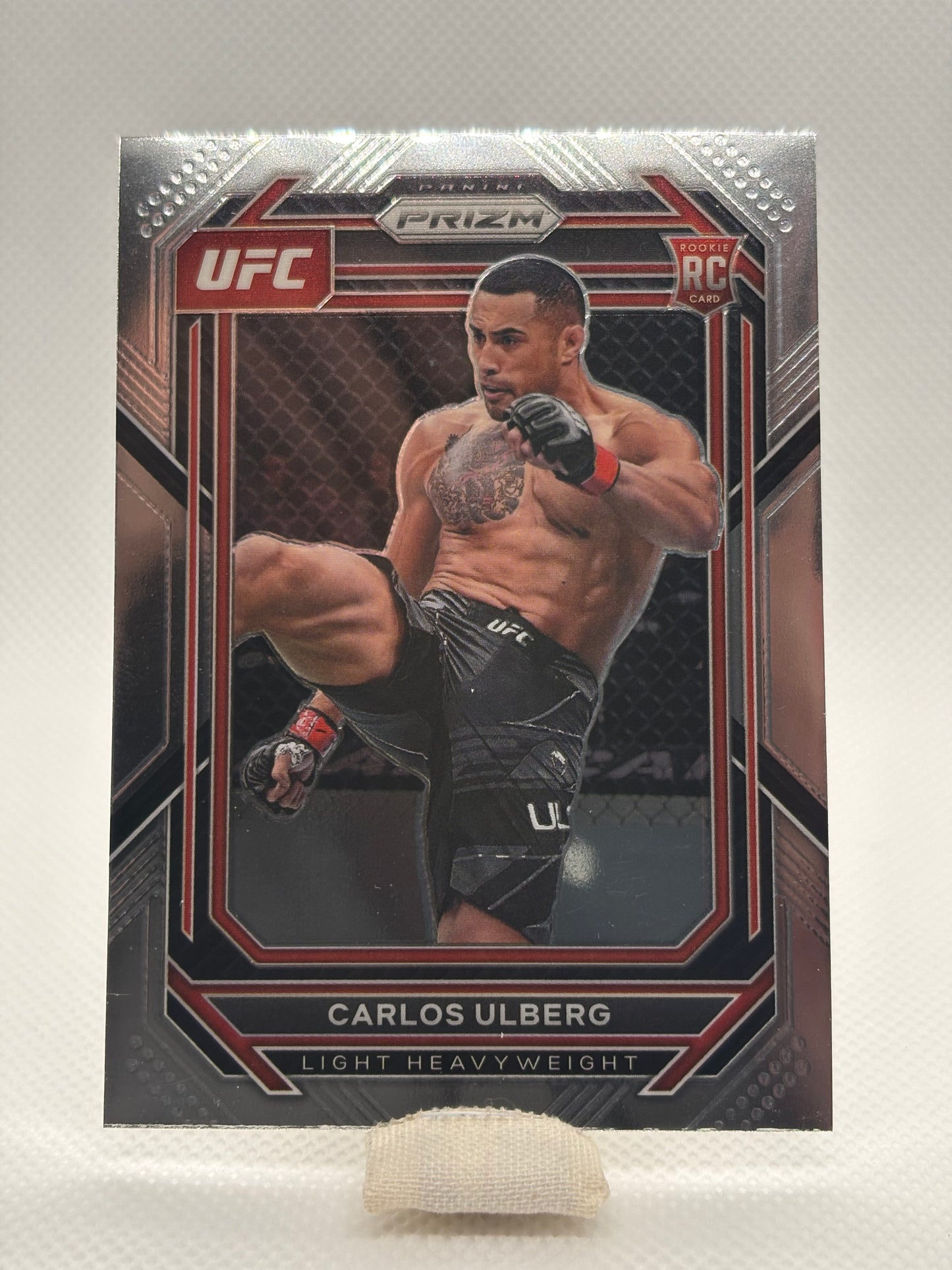 Carlos Ulberg Prizm Rookie Card | 2023 Panini Prizm UFC