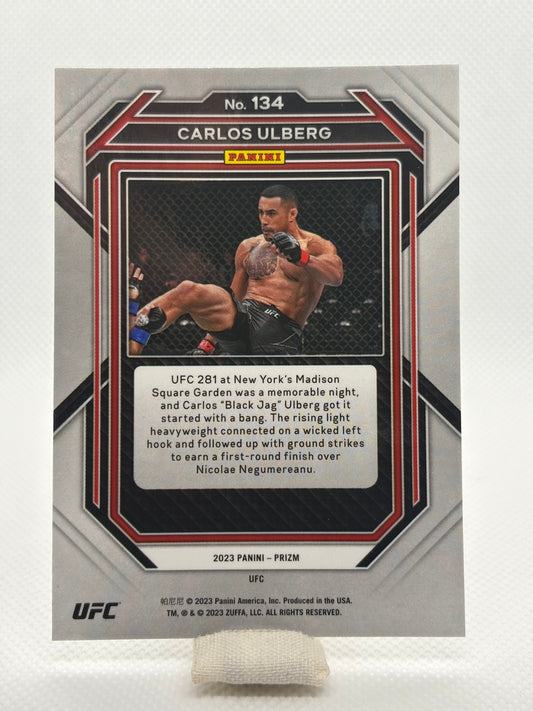 Carlos Ulberg Prizm Rookie Card | 2023 Panini Prizm UFC