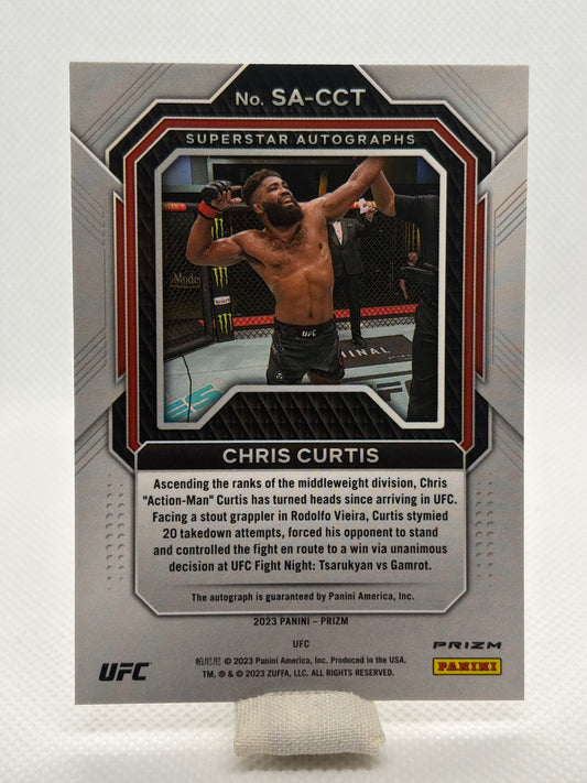 Chris Curtis Mojo Prizm Superstar Auto RC | 2023 Panini Prizm UFC