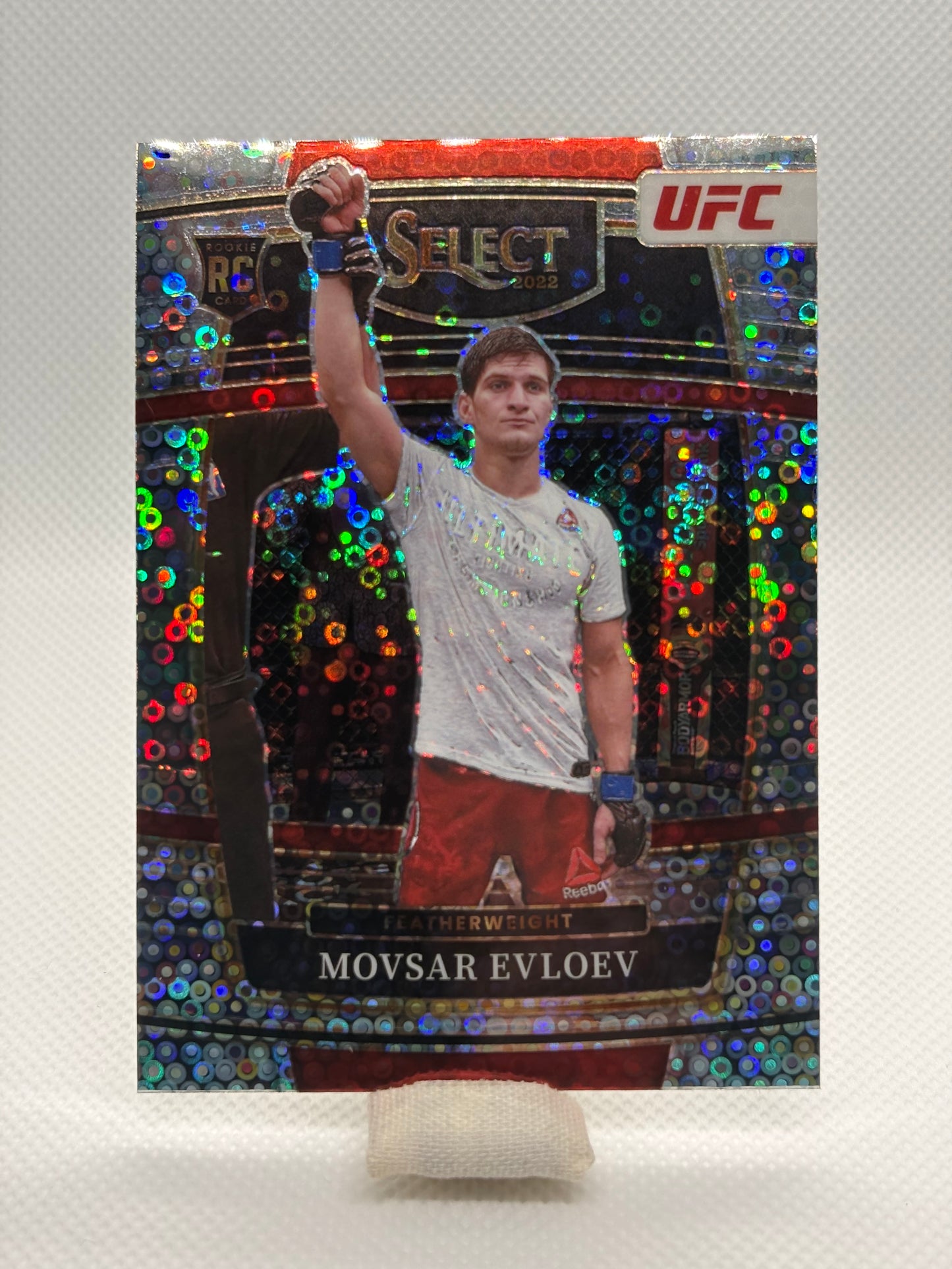 Movsar Evloev Mojo Prizm Concourse RC | 2022 Panini Select UFC