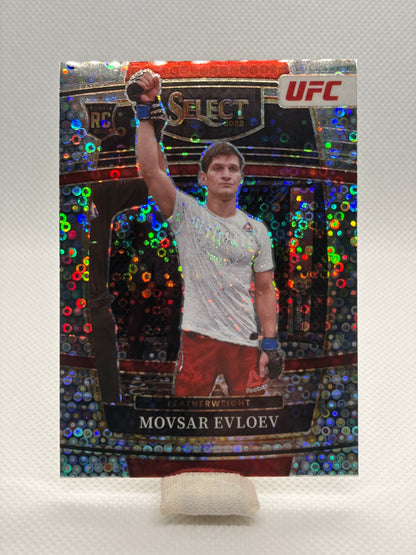 Movsar Evloev Mojo Prizm Concourse RC | 2022 Panini Select UFC