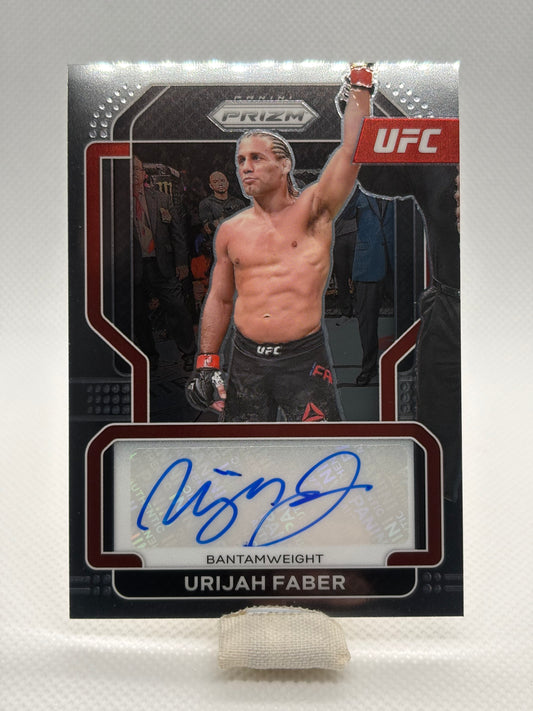 Urijah Faber Prizm Signatures Auto | 2022 Panini Prizm UFC