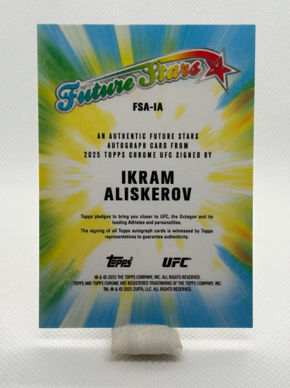Ikram Aliskerov Future Stars Auto RC | 2025 Topps Chrome UFC