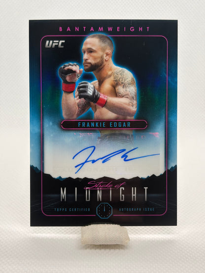 Frankie Edgar Stroke of Midnight Auto | 2024 Topps Midnight UFC