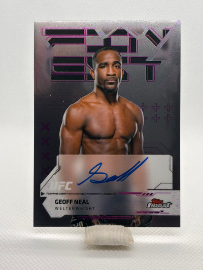 Geoff Neal Finest Auto | 2025 Topps Finest UFC