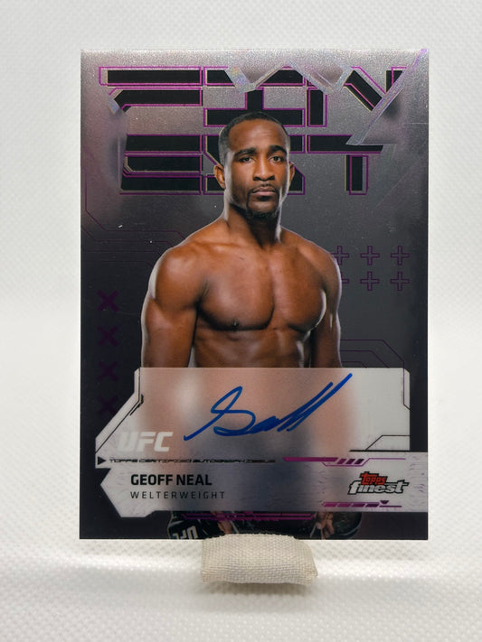 Geoff Neal Finest Auto | 2025 Topps Finest UFC