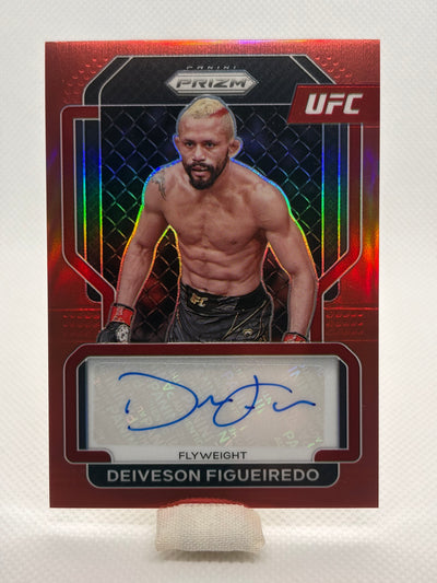 Deiveson Figueiredo Red Prizm Auto /99 | 2022 Panini Prizm UFC