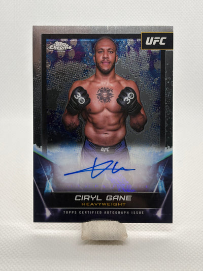 Ciryl Gane Chrome UFC Signatures Auto | 2024 Topps Chrome UFC