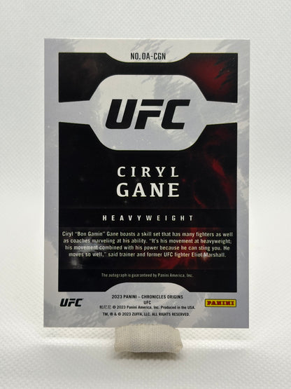 Ciryl Gane Origins Auto | 2023 Panini Chronicles Origins UFC