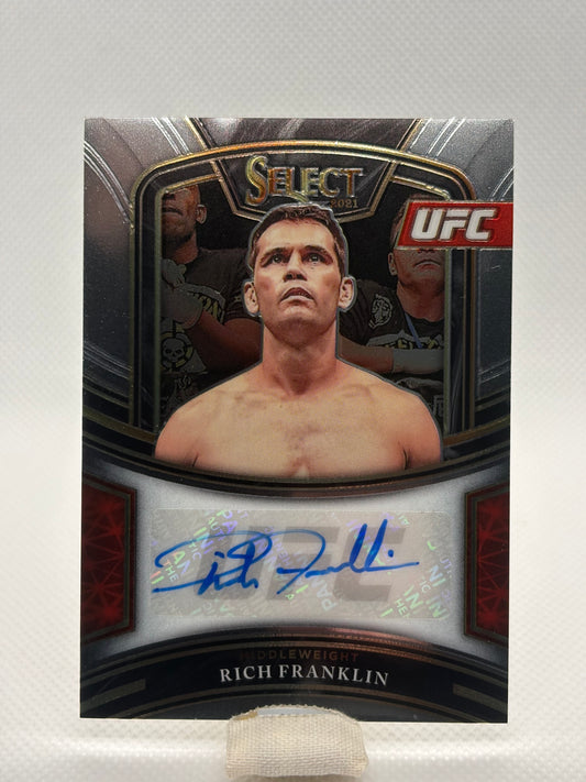 Rich Franklin Select Signatures Auto 11/149 | 2021 Panini Select UFC