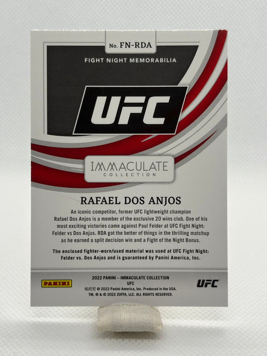 Rafael Dos Anjos Fight Night Memorabilia Relic 29/99 | 2022 Panini Immaculate UFC