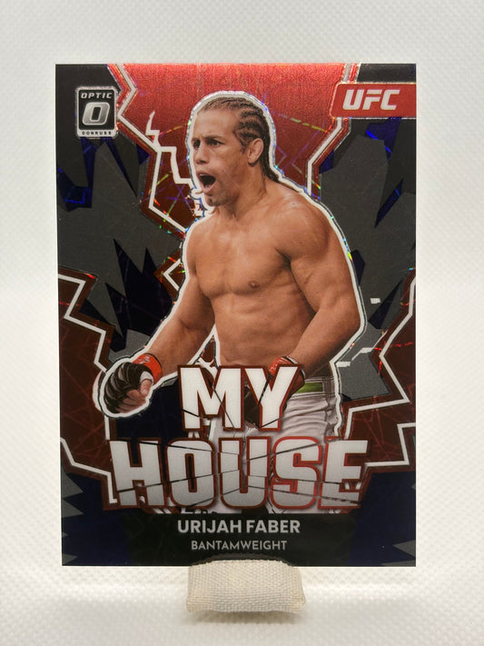 Urijah Faber My House Prizm Numbered 7/59 | 2023 Panini Donruss Optic UFC