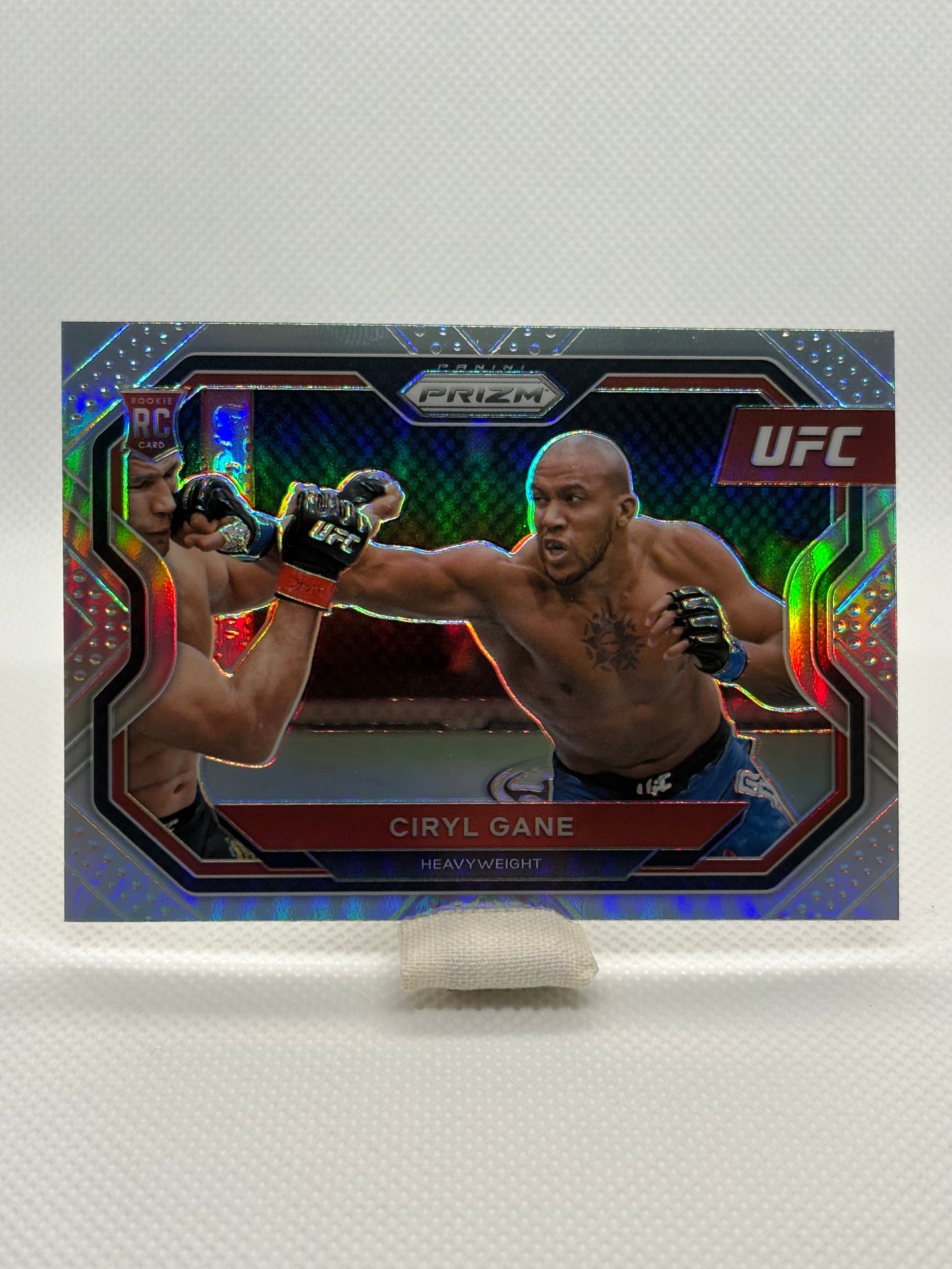 Ciryl Gane Silver Prizm Rookie Card RC | 2021 Panini Prizm UFC