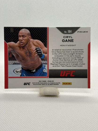 Ciryl Gane Silver Prizm Rookie Card RC | 2021 Panini Prizm UFC