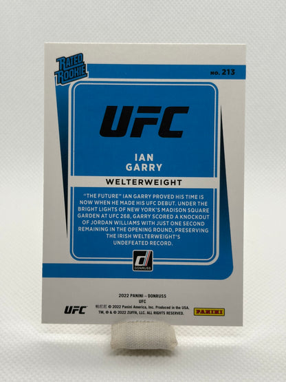 Ian Garry Rated Rookie RC | 2022 Panini Donruss UFC