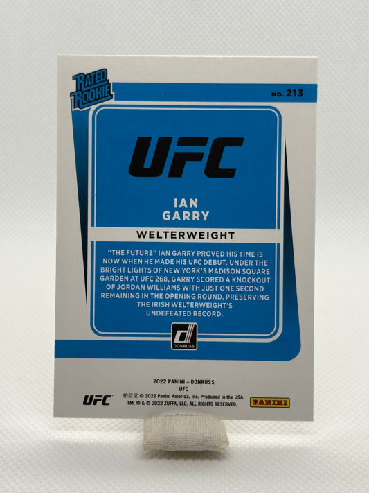 Ian Garry Rated Rookie RC | 2022 Panini Donruss UFC
