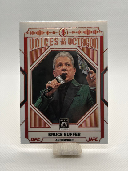 Bruce Buffer Voices of the Octagon #121 | 2022 Panini Donruss Optic UFC