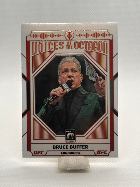 Bruce Buffer Voices of the Octagon #121 | 2022 Panini Donruss Optic UFC