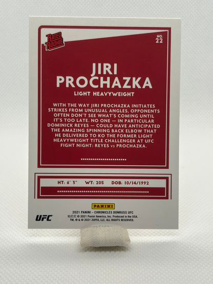 Jiri Prochazka Rated Rookie Pink Parallel RC | 2021 Panini Chronicles Donruss UFC