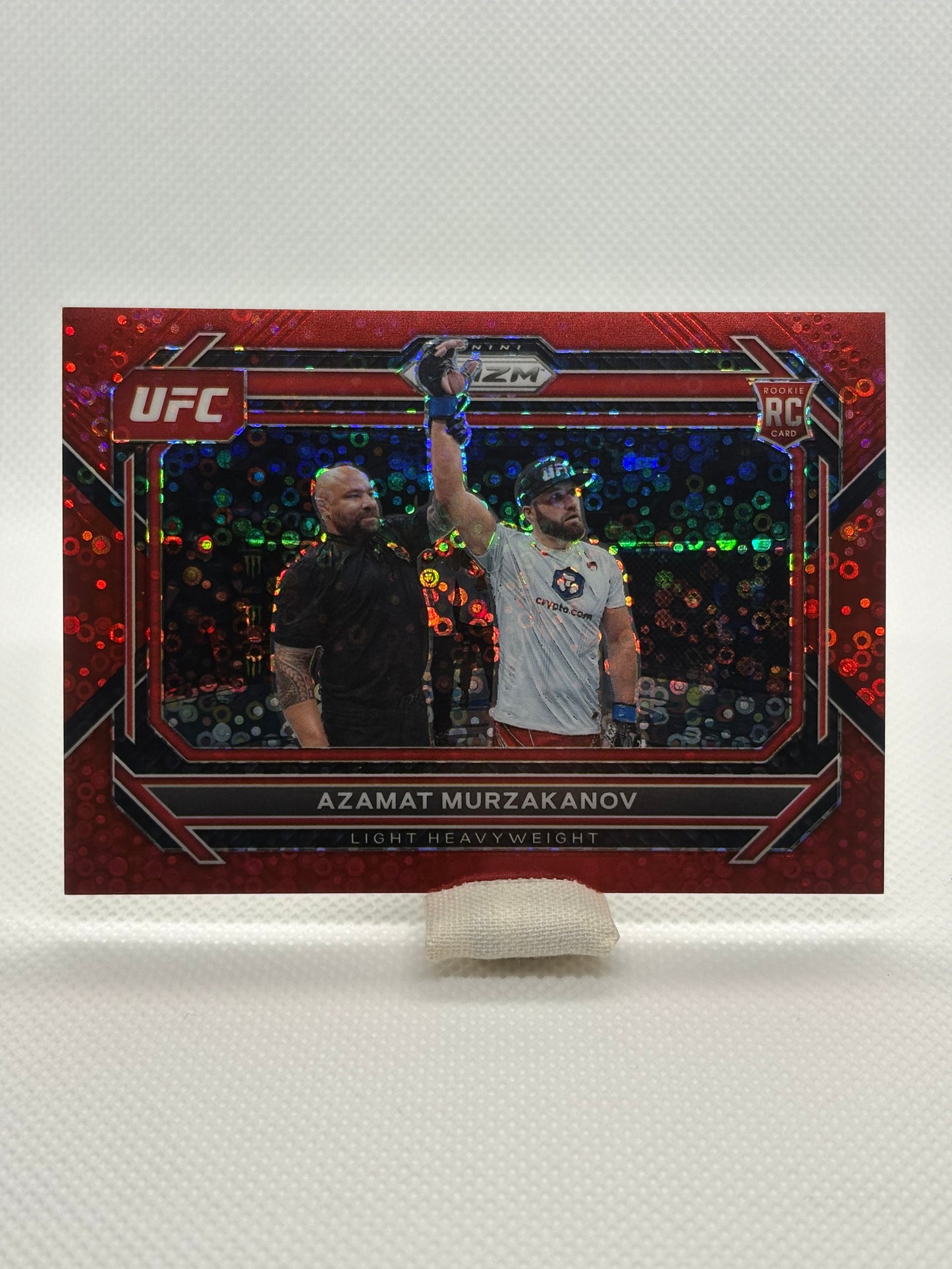 Azamat Murzakanov Red Shimmer Prizm RC 77/99 #18 | 2023 Panini Prizm UFC