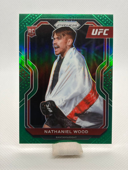 Nathaniel Wood Green Prizm Rookie Card RC #39 | 2021 Panini Prizm UFC