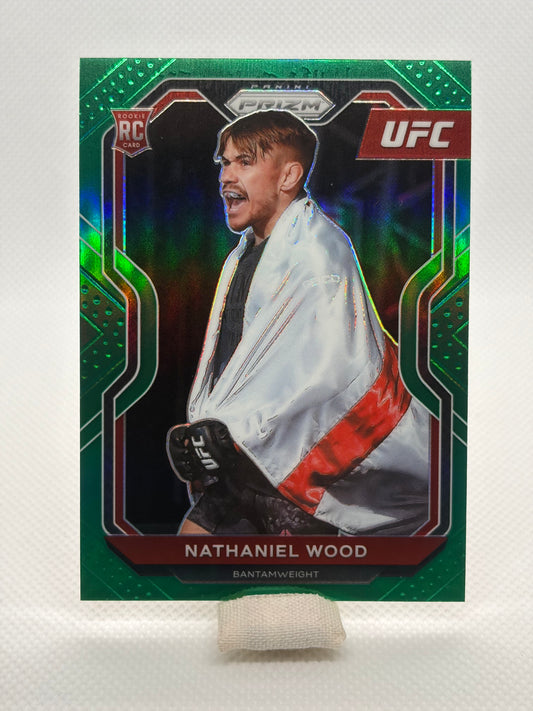 Nathaniel Wood Green Prizm Rookie Card RC #39 | 2021 Panini Prizm UFC