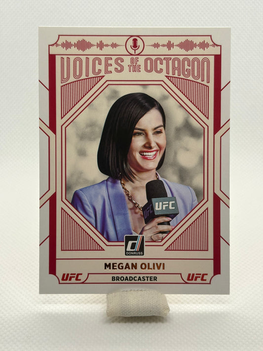 Megan Olivi Voices of the Octagon #223 | 2022 Panini Donruss UFC