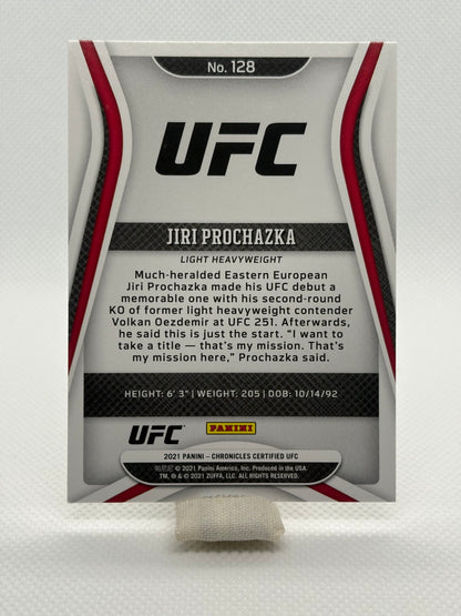 Jiri Prochazka Certified Rookie Card RC #128 | 2021 Panini Chronicles UFC